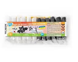 Набір для ліплення з повітряним пластиліном, 12 чорно-білих стіків, TM Lovin