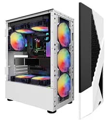 Корпус 1stPlayer F3-A-4F1 White 600W - мініатюра 3