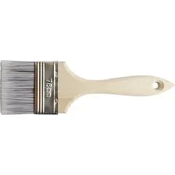 Пензель малярний плоский воскований Virok Super Profi 76 мм три види щетини (19V576)