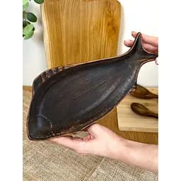 Рибниця керамічна (глиняна) Гладка 29 см 