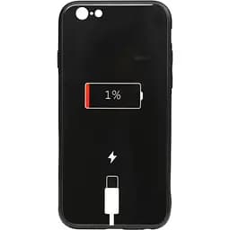 Чохол-накладка Toto Cartoon Print Glass Case Apple iPhone 6/6s Battery Charge