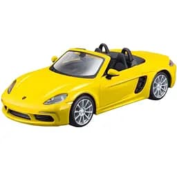 Автомодель Bburago Porsche 718 Boxster 1:32 жовта (18-43049)