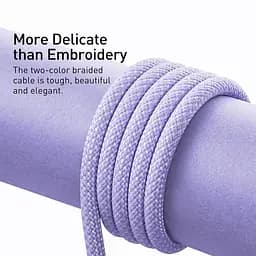Кабель Baseus Dynamic Series Fast Charging Data Cable USB to iP 2.4 A 1 m Purple (CALD000405) - мініатюра 7