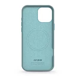 Силиконовый чехол с MagSafe для Apple iPhone 16 Pro Max, ICON2 MagCase, голубой, противоударный, панель с мягкой подкладкой, защита всего корпуса, поддержка беспроводной зарядки, совместим с защитными стеклами и пленками, ArmorStandart (ARM80199) - мініатюра 2