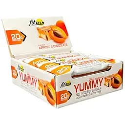 Протеїновий батончик FitWin YummY Apricot Chocolate 12x55 г
