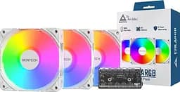 Комплект вентиляторів MONTECH E28 ARGB 120MM 3 PACK (W)