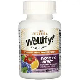 Мультивітаміни для жінок 21st Century Wellify Women's Energy 65 таблеток