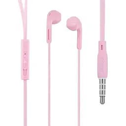Дротові навушники Hoco M39 Rhyme with mic, 3.5mm, 1.2m, pink