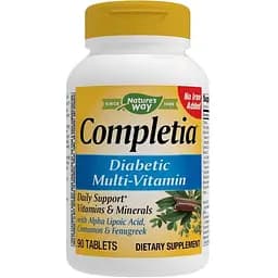 Вітаміни та мінерали Nature's Way Completia Diabetic 90 таблеток