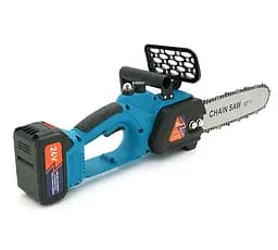 Аккумуляторная цепная пила Domotec Chain Saw 12″ 24V, зарядное + 2 аккумулятора - мініатюра 2