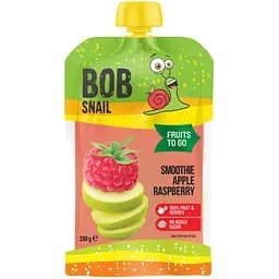 Пюре фруктове Bob Snail Смузі Яблуко-Малина пастеризоване 200 г