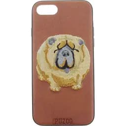 Чохол-накладка PUZOO TPU+TPU with stitchwork craft Ballon Dog iPhone 7/8/SE 2020 Brown