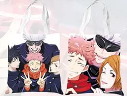 Шоппер еко-сумка Магічна битва Jujutsu Kaisen 36 х 33 см двосторонній