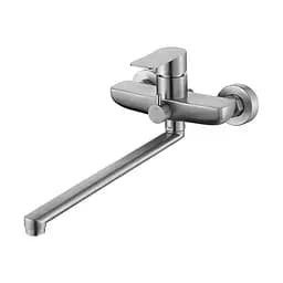 Смеситель для ванны нержавеющая сталь сатин Wezer ROK3А-05 Нержавеющая сталь