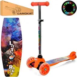 Самокат дитячий iTrike Mini BB 3-040-OR1 з підсвічуванням - мініатюра 2