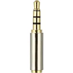 Перехідник TCOM адаптер вхід 2.5 гніздо вихід 3.5 штекер