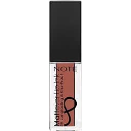 Матовий флюїд для губ Note Cosmetique Mattever Lip-Ink відтінок 05 Toffee Brock 4.5 мл