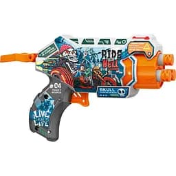 Игрушечный детский пистолет мех. с барабаном и мягким. патронами (4 шт.) (Ride Well) (15 х 11см)