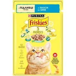 Вологий корм для котів Friskies з лососем у підливі 2.21 кг (26 шт. х 85 г) - мініатюра 2