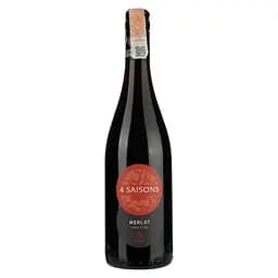 Вино Vignerons Catalans IGP Pays d'Oc 4 Saisons Merlot, красное, сухое, 0,75 л (8000019582646)