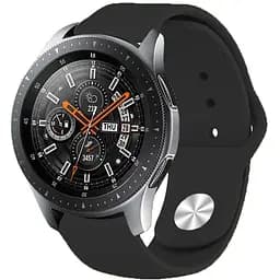 Силіконовий ремінець BeCover для Samsung Galaxy Watch 46 mm/Watch 3 45 mm/Gear S3 Classic/Gear S3 Frontier Black (706316) - мініатюра 3