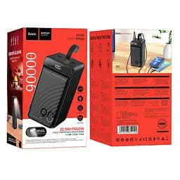 Портативний ЗП Power Bank Hoco J123D Element 22.5W+PD20W 90000 mAh Black - мініатюра 6