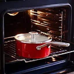 Ківш KitchenAid Steel Core з кришкою 18 см 2 л червоний (CC003264-001) - мініатюра 3