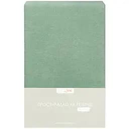 Простыня на резинке Home Line, махра, 200х140 см, хаки (160818)