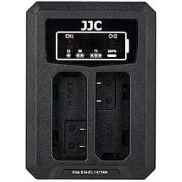 Подвійний зарядний пристрій JJC DCH-ENEL14A USB Nikon EN-EL14/EN-EL14A Для JJC B-ENEL14/B-ENEL14A - мініатюра 5