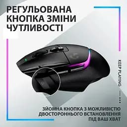 Мишка бездротова Logitech g502 X Plus (910-006162) чорна - мініатюра 6