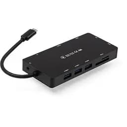 Концентратор Vinga USB-C 3.1 to VGA+HDMI+RJ45+3xUSB3.0+USB2.0+SD/TF+PD100W+Audio (VHYC10) - мініатюра 4