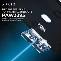 Комп'ютерна мишка Ajazz AJ159PRO Wireless/Bluetooth/USB Charging Dock White (AJ159-PRO-W) - мініатюра 5