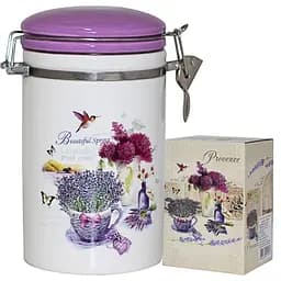 Уценка. Емкость для сыпучих продуктов SnT Прованс 1.2 л (631-6)