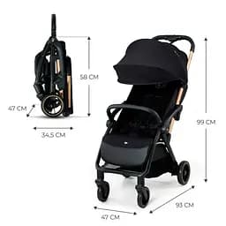 Прогулянкова коляска Kinderkraft Apino Raven Black (KSAPIN00BLK0000) - мініатюра 8