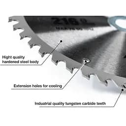 Диск відрізний Specialist+ по дереву 255x60Tx30/25.4 мм (51/1-25560) - мініатюра 3