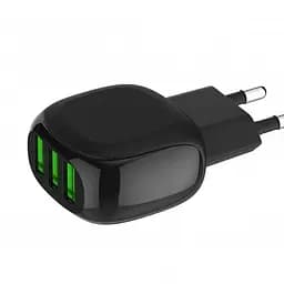 Зарядний пристрій 3 порти юсб LDNIO A3309 3USB