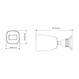 IP-відеокамера 2Mp TVT TD-9421S3BL (D/PE/AR1) f=2.8mm (77-00234) - мініатюра 2