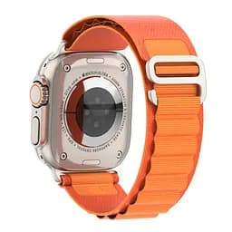 Ремінець для Apple Watch 42 (Series 11-10)/41/40/38, помаранчевий, Alpine Loop Alpina Band, тканинний поліестеровий ремінець для смарт-годин, дихаючий, для активного відпочинку та спорту, ArmorStandart (ARM64978) - мініатюра 5
