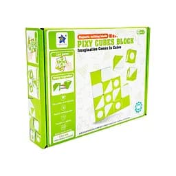 Детская игра-головоломка Магнитные кубики FD136(Green) 16 элементов, 8 карточек