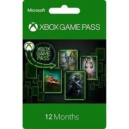 Електронний код (Підписка) Xbox Game Pass - 12 місяців Xbox One/Series для всіх регіонів та країн