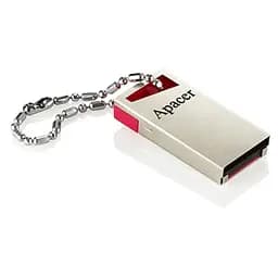 USB флеш накопичувач Apacer 64GB AH112 Red USB 2.0 (AP64GAH112R-1) - мініатюра 4