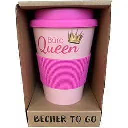 Еко-кухоль термокухоль Becher to go для кави та чаю з волокон бамбука 350 мл