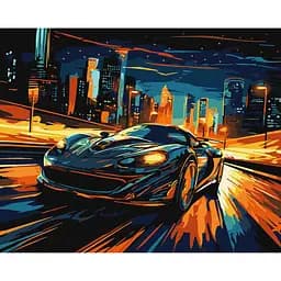 Картина за номерами Нічне місто KHO3644 40х50см