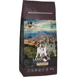 Сухий корм для собак дрібних порід Landor, качка з рисом, 3 кг