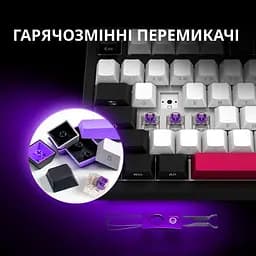 Клавіатура Lorgar KBP7075W Wireless Pro 75% Exploded Black Red EN/UA (LRG-KBP7075W-BK-US) - мініатюра 14