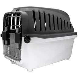 Переноска для тварин Nunbell середня пластикова сіра