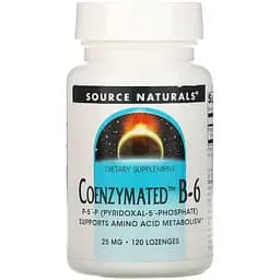 Коэнзим витамина В6 Source Naturals 25 мг 120 таблеток