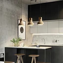 Підвіс Terrazzo Toco із сірим бетонним плафоном в стилі Ар-деко Line.F MJ 167/1 GR - мініатюра 6