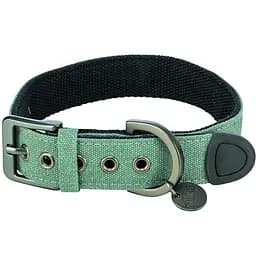 Нашийник для собак Trixie CityStyle екстраширокий бавовна XS-S 25-32x2.5 см світло-зелений