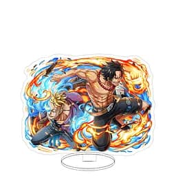 Акриловая фигурка Ван Пис Эйс и Марк One Piece Ace and Marco 10 см